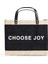 Choose Joy Günlük Tote Jüt Çanta 1