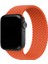 Apple Watch Uyumlu Kordon Kayış Bileklik Örgü Loop Turuncu 38-40 mm 1