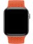 Apple Watch Uyumlu Kordon Kayış Bileklik Örgü Loop Turuncu 38-40 mm 2