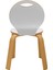 Pearl Beyaz Laminant Kaplama Ahşap Çocuk Sandalyesi (2-7 Yaş) 2