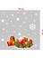 Yılbaşı Topları Hediye Paketleri ve Kar Taneleri Vitrin Sticker Yapıştırma 1