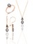 Gümüş Rose Elmas Montürlü Oval Üçlü Set… 1