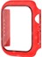 Apple Watch 7 45 mm Uyumlu Ekran Koruyucu Kasa Koruma Full Body Gard Tüm Gövde Koruyucu Tam Koruma Kırmızı 2