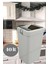 Egohome Motek Tekli Çöp Kutusu Kovası Hassas Kapaklı 40 Lt Gri 1