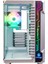 x Warmech Beyaz Temp. Cam Rgb Atx Kasa 4*12 Rgb Fan 2