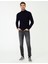 Erkek Lacivert Slim Fit Kazak 50248530-VR033 4