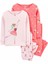 Carters Küçük Kız Çocuk 4'lü Pijama 2J115310 1
