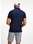 Tommy Hilfiger Polo Yaka Mavi Erkek T-Shirt 3