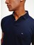 Tommy Hilfiger Polo Yaka Mavi Erkek T-Shirt 4