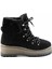 Siyah Süet Kadın Bot & Bootie K02669074102 1