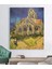 Vincent Van La Chiesa Di Auvers Sur-Oise Kanvas Tablo 1