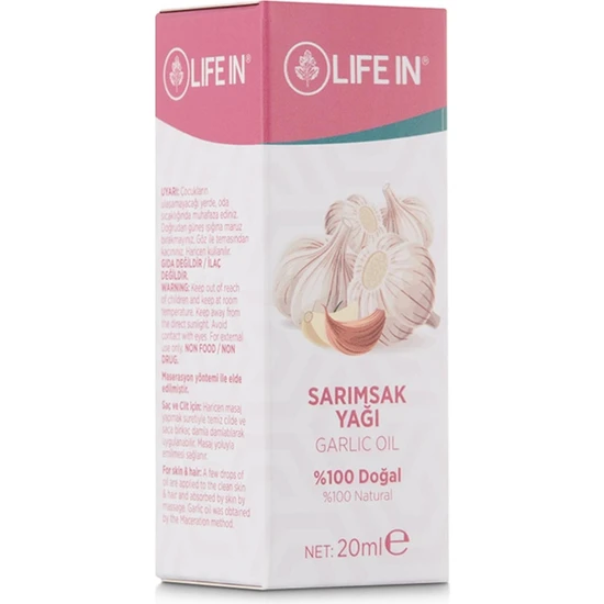 Life In Sarımsak Yağı 20 ml