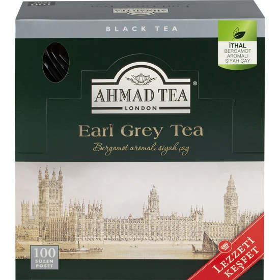 Ahmad Tea Earl Grey  Bardak Poşet Çay 100'LÜ