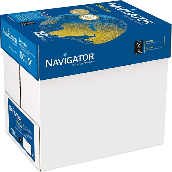 Navigator A4 160GR Fotokopi Kağıdı 250'LI x 5 Paket