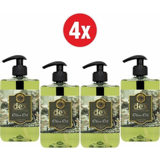 Dex Luxury Olive Oil Sıvı Sabun 500 Ml X 4 Adet Fiyatı 1944