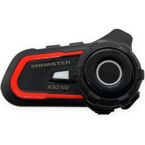 Knmaster Kn2100 Motosiklet Kask İnterkom Bluetooth Intercom Kulaklık Seti Turuncu