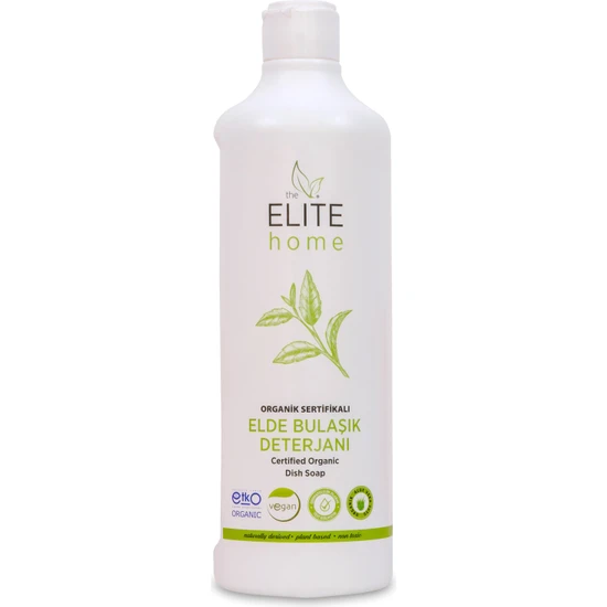 The Elite Home Organik Sertifikalı Elde Bulaşık Deterjanı 750 ml,portakal