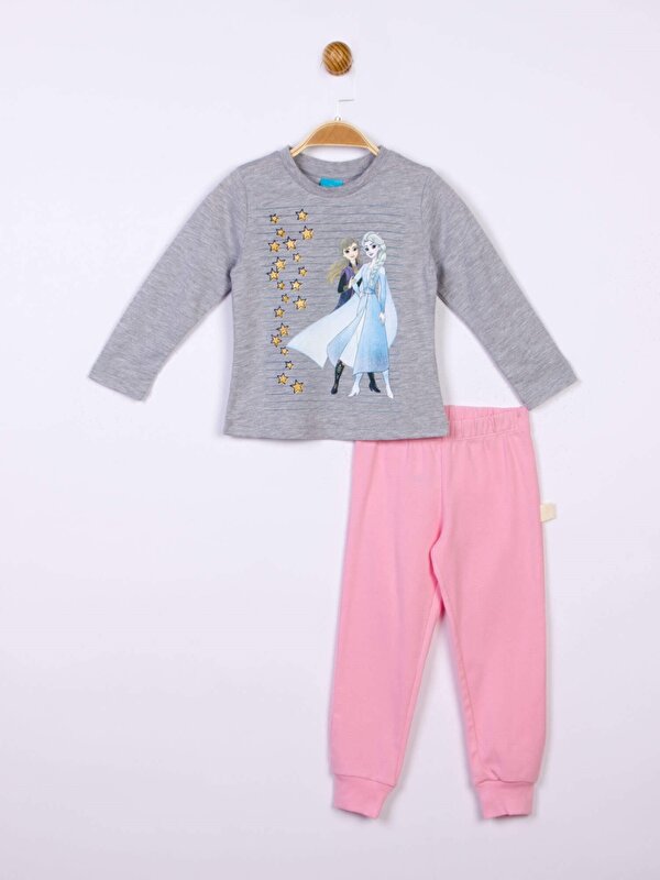 Frozen Lisanslı Çocuk Pijama Takımı 19855