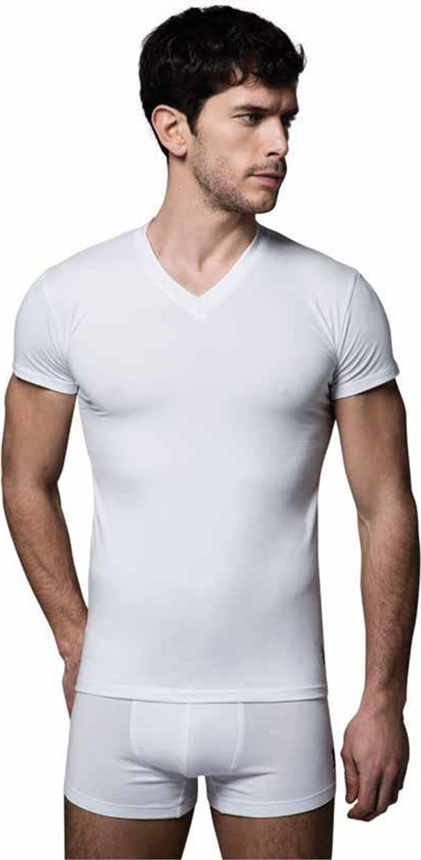 U.S. Polo Assn. 80194 Erkek 2'li Kısa Kol V Yaka Atlet