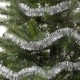 Gereksiz Şeyler Yılbaşı Ağaç Süsü Gümüş Renk Yılbaşı Simli Süs Atkısı Çam Ağacı Süsü 6 Metre Yılbaşı Ağacı Süsü