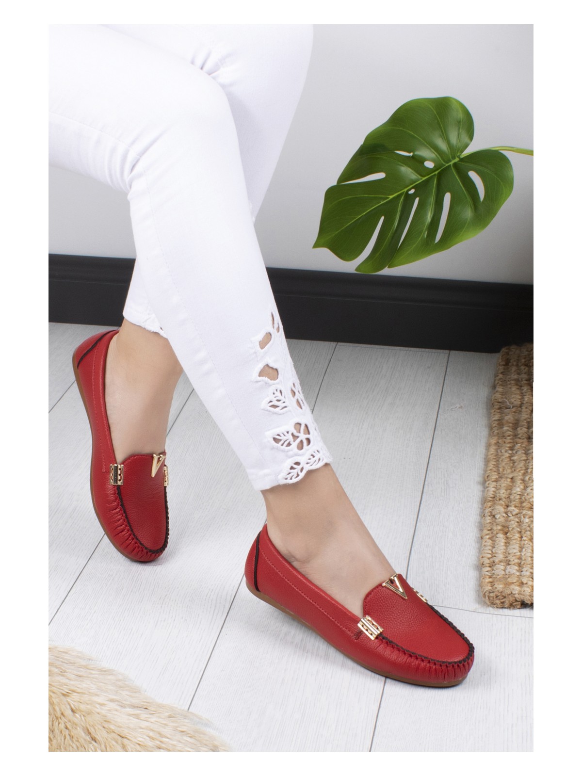 Khayt Flora Casual Günlük Kadın Babet Ayakkabı - Görsel 6