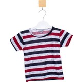 Ages Angels Çizgili Kırmızı Erkek Çocuk T-Shirt