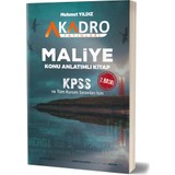 A Kadro Yayınları Maliye Konu Anlatım 2. Baskı