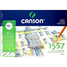 Canson Canson Resim Defteri  180GR Dokulu 15 Yaprak 35X50CM