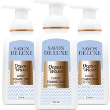 Savon De Luxe Purity Ocean Wave Luxury Köpük Sıvı Sabun 500 ml x 3 Adet