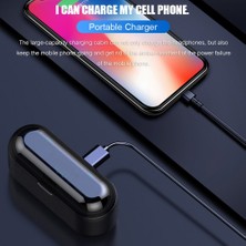 Good Shop Tws Bluetooth Kulaklık Mini Kulak Sporları Koşu Kulaklıkları Kablosuz Kulaklık Hd Çağrı 1200MAH Şarj Kutusu ile 9d Stereo Müzik (Yurt Dışından)