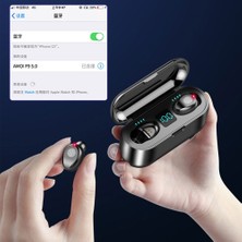 Good Shop Tws Bluetooth Kulaklık Mini Kulak Sporları Koşu Kulaklıkları Kablosuz Kulaklık Hd Çağrı 1200MAH Şarj Kutusu ile 9d Stereo Müzik (Yurt Dışından)