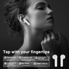 Good Shop Tws Bluetooth Kablosuz Kulaklıklar Dokunmatik Kontrol LED Ekran Bluetooth 5.0 Oyun Kulaklığı Spor Su Geçirmez Kulaklık Kulakiçi (Yurt Dışından)
