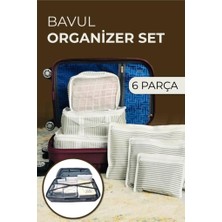 Easyso 6'lı Set Bavul Içi Düzenleyici, Bavul Organizer, Valiz Düzenleyici Çanta