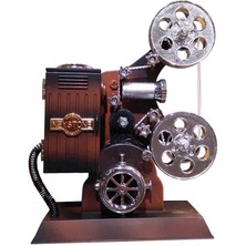 herkesetoptantic Sinemaskop Kurmalı Müzik Kutusu (Kahverengi)