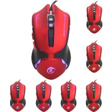 Good Shop 3200 Dpı Ses Tıklayın USB Kablolu Oyun Faresi Gamer 6 Düğmeler Optik Ergonomi Bilgisayar Fareleri Pc Mac Dizüstü Oyunu Lol (Yurt Dışından)