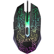 Farfi Dayanıklı Gaming Mouse Drive-Free Kullanımı Için Uygun Ince Işçilik Rgb Aydınlık Oyun Faresi Bilgisayar Dizüstü Bilgisayar (Yurt Dışından)