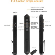 Good Shop Kebidumei 2.4ghz Kablosuz Sunucu Uzaktan Kumanda Lazer Pointer Ppt Powerpoint Sunum Flip Için Flip Pen (Yurt Dışından)