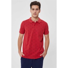 Lee Cooper Pool Erkek Pike Polo Yaka T-Shirt Kırmızı