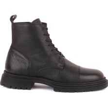 Saillaker’s Sail Lakers - Siyah Deri, Bağcıklı Erkek Bot