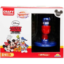 Crafy Mickey Mouse ve Arkadaşları Dondurma Fabrikası Oyun Hamuru Seti 200 gr 29 Parça