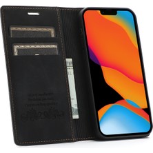 Lnobern Retro Buzlu Cüzdan Cep Telefonu Kickstand Kılıfı iPhone 13 Mini (5,4 Inç) ile Uyumlu (Yurt Dışından)