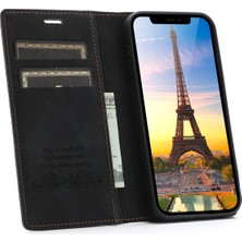 Lnobern Retro Buzlu Cüzdan Cep Telefonu Kickstand Kılıfı iPhone 11 Pro (5,8 Inç) ile Uyumlu (Yurt Dışından)