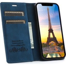 Lnobern Retro Buzlu Cüzdan Cep Telefonu Kickstand Kılıfı iPhone 11 Pro (5,8 Inç) ile Uyumlu (Yurt Dışından)