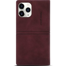 Lnobern Retro Buzlu Cüzdan Cep Telefonu Kickstand Kılıfı iPhone 11 Pro (5,8 Inç) ile Uyumlu (Yurt Dışından)