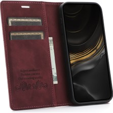 Lnobern Retro Buzlu Cüzdan Cep Telefonu Kickstand Kılıfı iPhone Xs Max ile Uyumlu (Yurt Dışından)