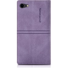 Lnobern Retro Buzlu Cüzdan Cep Telefonu Kickstand Kılıfı iPhone Se 2-Se 2020 /  iPhone 8-7 ile Uyumlu (Yurt Dışından)