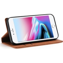 Lnobern Retro Buzlu Cüzdan Cep Telefonu Kickstand Kılıfı iPhone Se 2-Se 2020 /  iPhone 8-7 ile Uyumlu (Yurt Dışından)