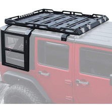 Bimbo Jeep Wrangler Rubicon Jl Arka Çam Çerçevesi + Tavan Sepeti Seti