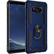 Kilifone - Galaxy S8 Plus - Kılıf Yüzüklü Çift Katman Zırh Tank Vega Kapak