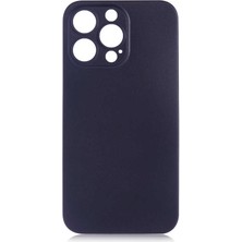 Case 4U Apple iPhone 13 Pro Max Kılıf Kamera Korumalı Mat Ultra İnce Slim 1. Kalite PP Arka Kapak Siyah